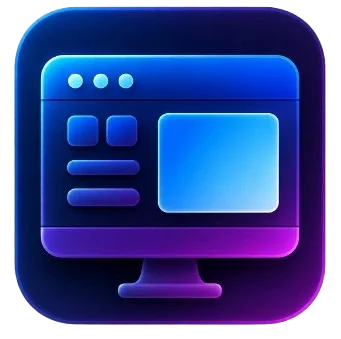 Upmarkify website designing services icon